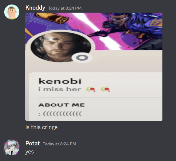 HE THINKS ITS YUCKY!